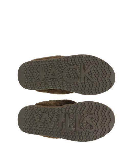 Jack Wills Brown Mule Slippers
