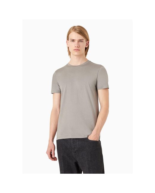 Emporio Armani Gray T-Shirt for men
