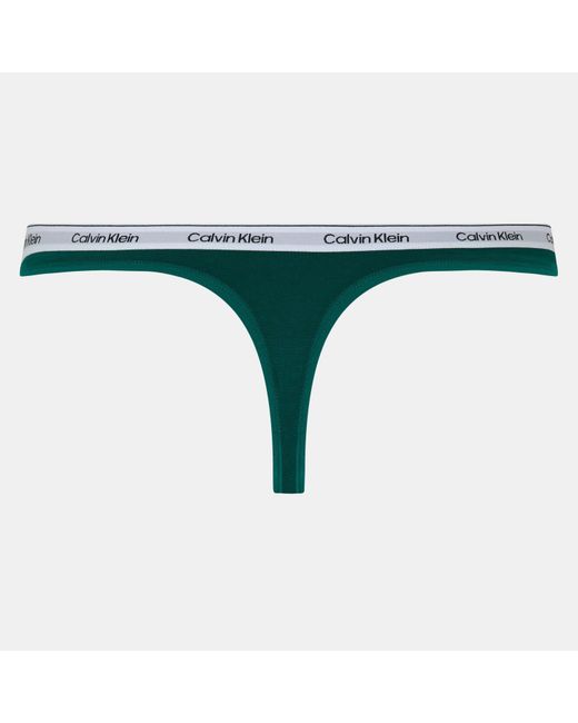 Calvin Klein Green 3 Pack Thongs