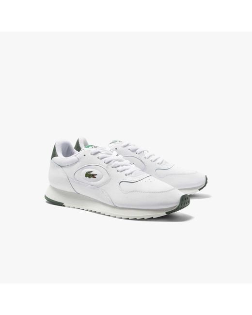 Lacoste White Line Track Trainers for men