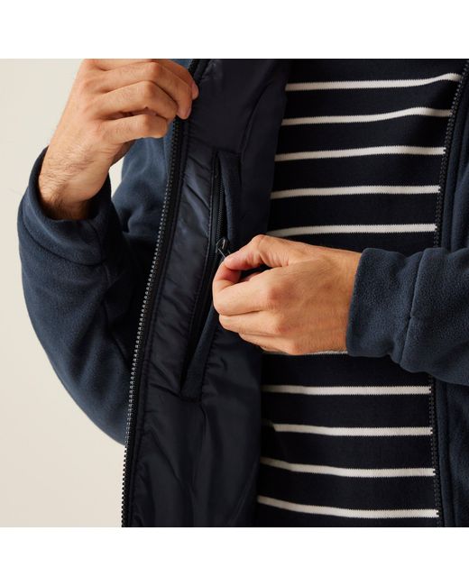 Regatta Blue Asgard Ii Quilted Insulated Fleece for men