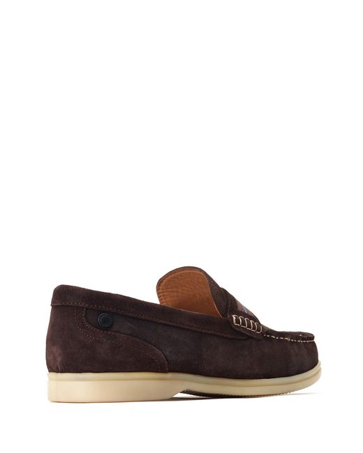 Base London Brown Drum Loafer for men