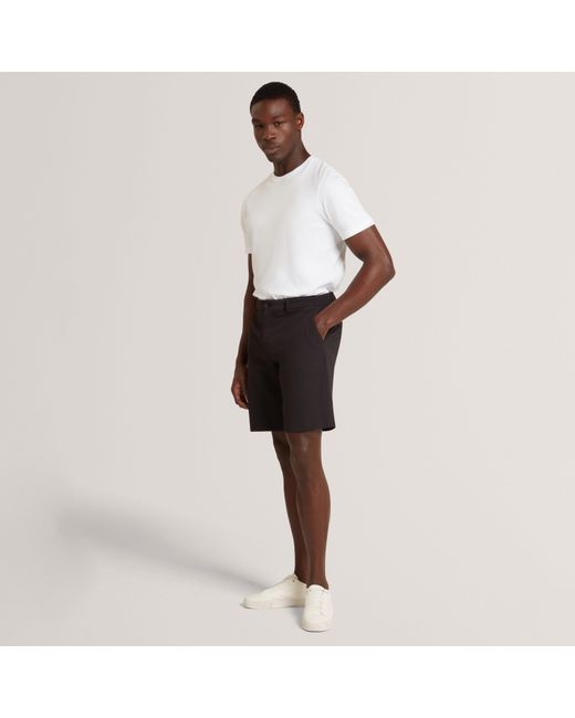 Ted Baker White Ss Slim Soft Touch Tee for men