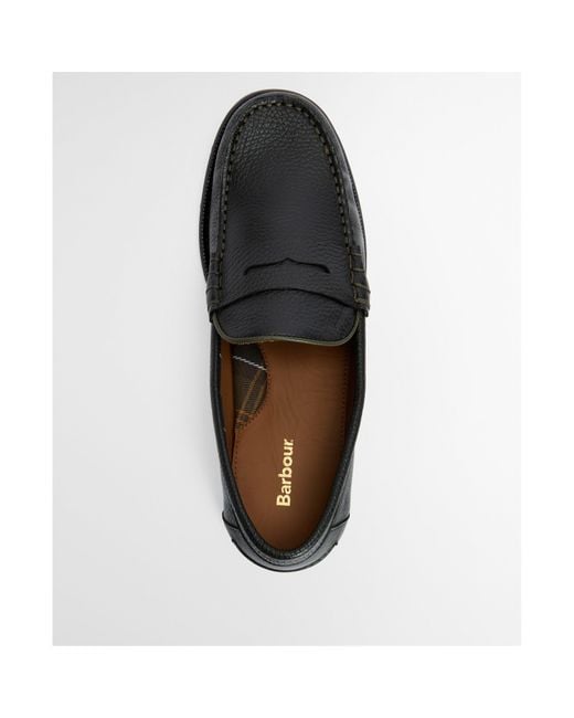 Barbour Black Linford Loafer for men