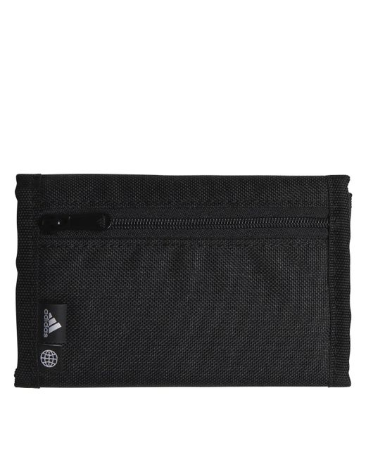 Adidas Black Linear Wallet