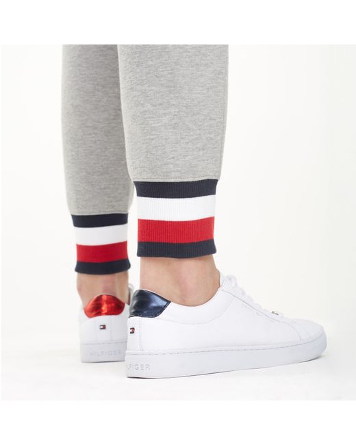 Tommy Hilfiger Gray Heritage Contrast Stripe Joggers