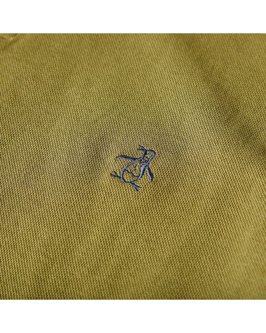 Original Penguin Green Short Sleeve Polo Shirt for men