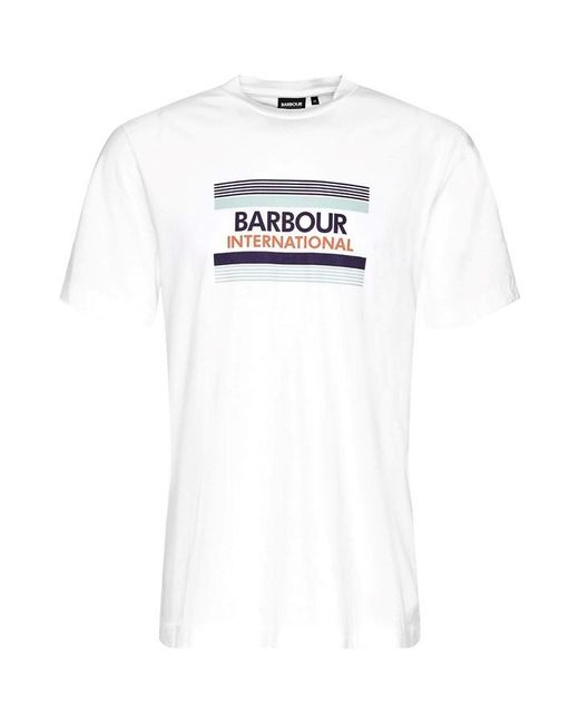 Barbour White Radley T-shirt for men