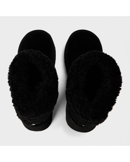 Steve Madden Black St. Moritz Snug Metallic Boots