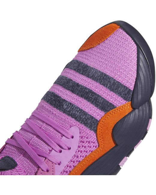Adidas Purple Trae Young Basketball Trainers for men