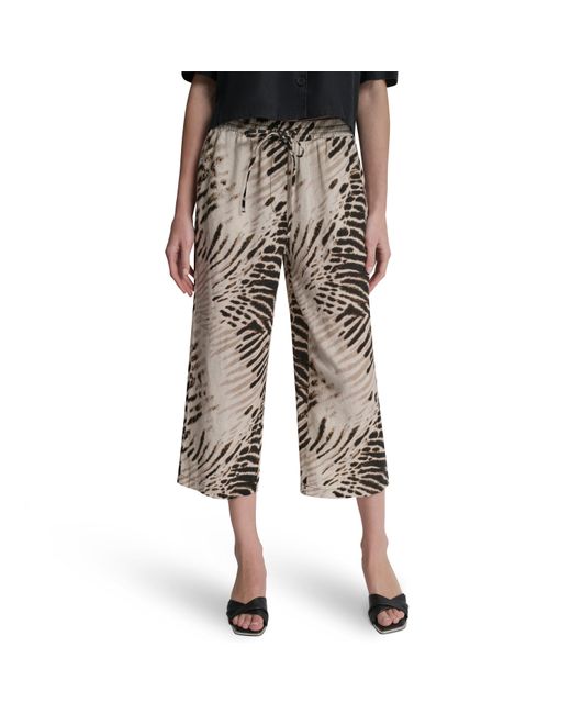 DKNY Gray Straight Leg Trousers