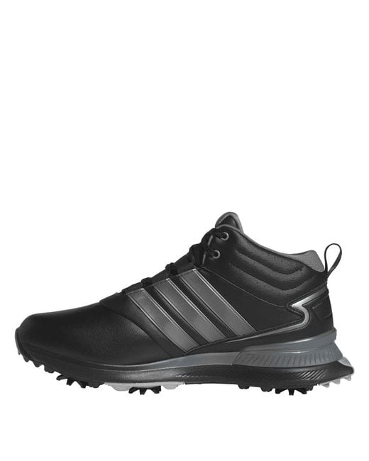 Adidas Brown Spiked Golf Shoes for men
