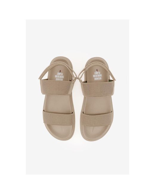Ecoalf White Thaisalf Lightweight Flat Sandals