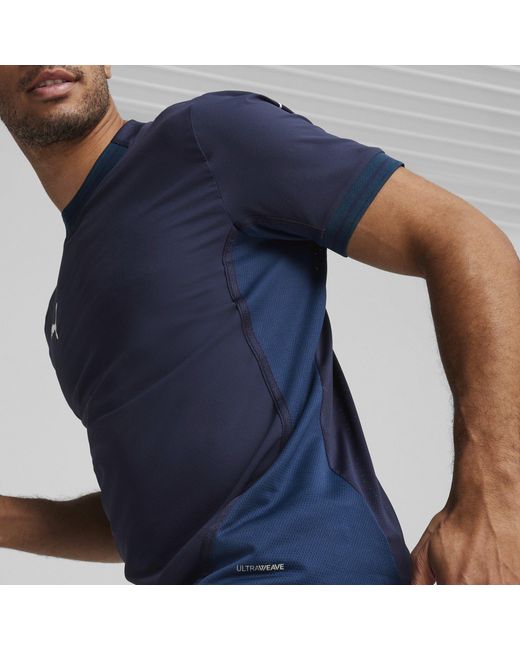 PUMA Blue Teamfinal Jersey T-Shirt for men