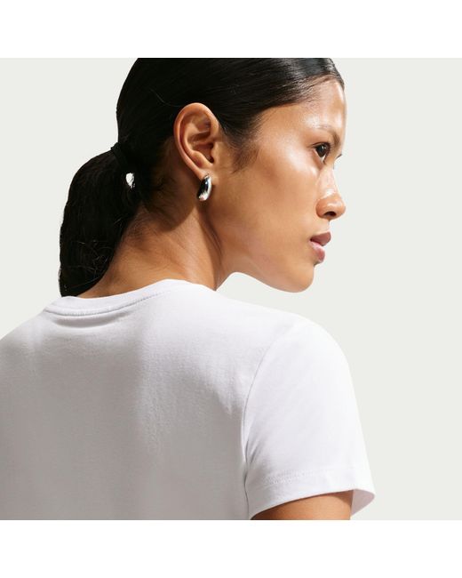 Nike White Chill Crop Tee