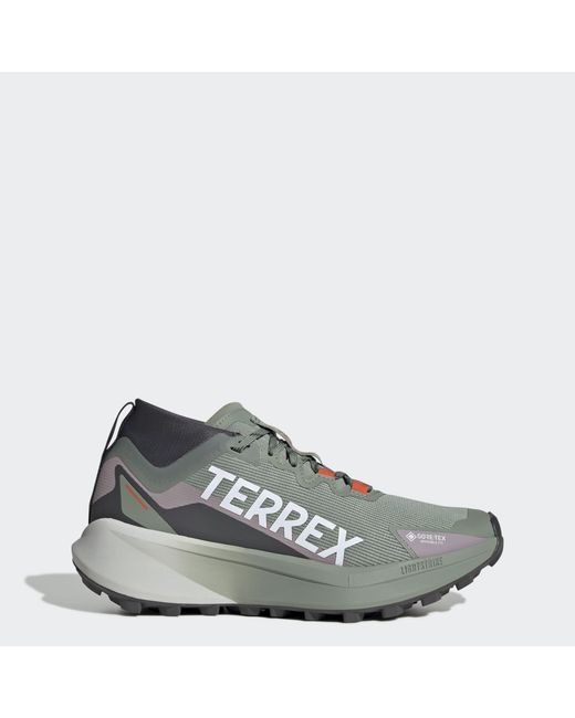 Adidas Gray Terrex Agravic Gtx Trail Running Shoes