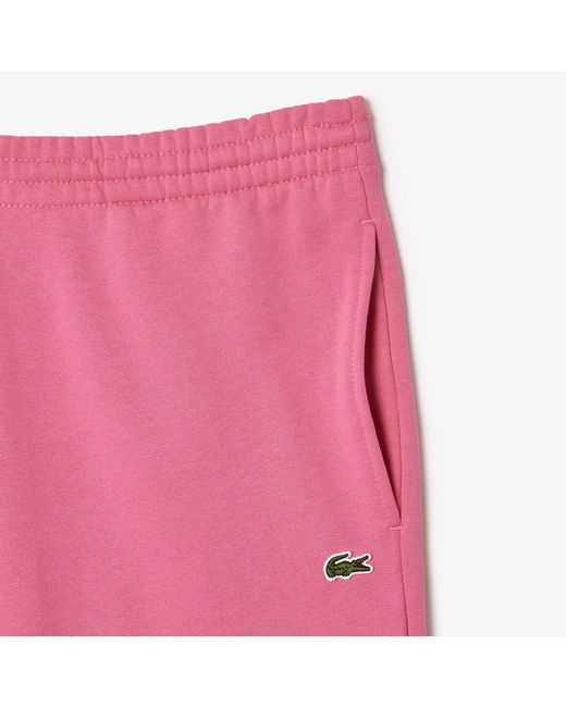 Lacoste Pink Regular Fit Sweatpants for men