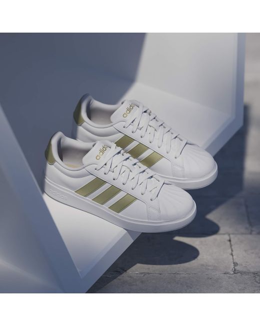 Adidas White Low-Top Trainers