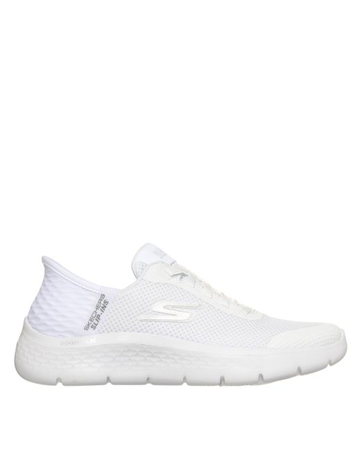 Skechers White Slip-Ins: Go Walk Flex
