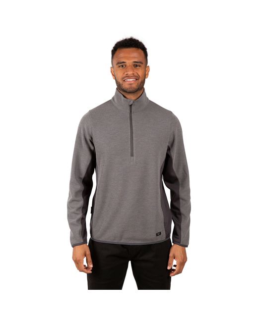 Trespass Gray Wotterham Long-Sleeve Performance T-Shirt for men