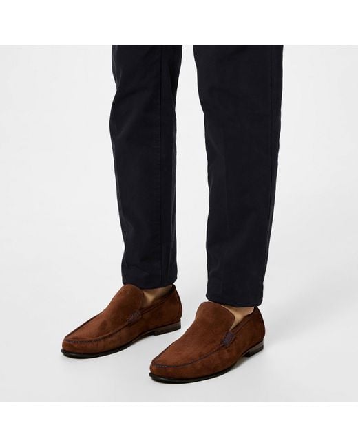 Loake Brown Nicholson Loafers for men