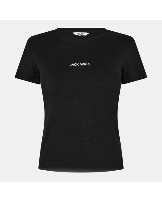Jack Wills Black Baby Tee