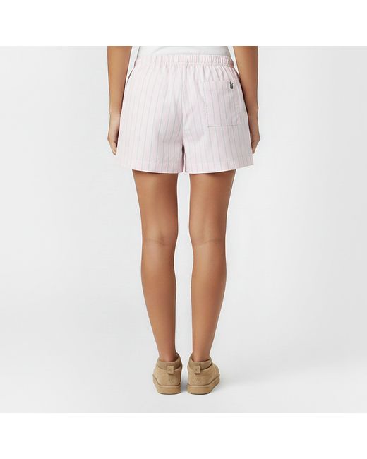 Jack Wills Pink Poplin Woven Tracksuit Shorts