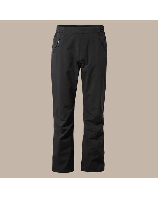 Craghoppers Black Stefan Waterproof Trousers for men