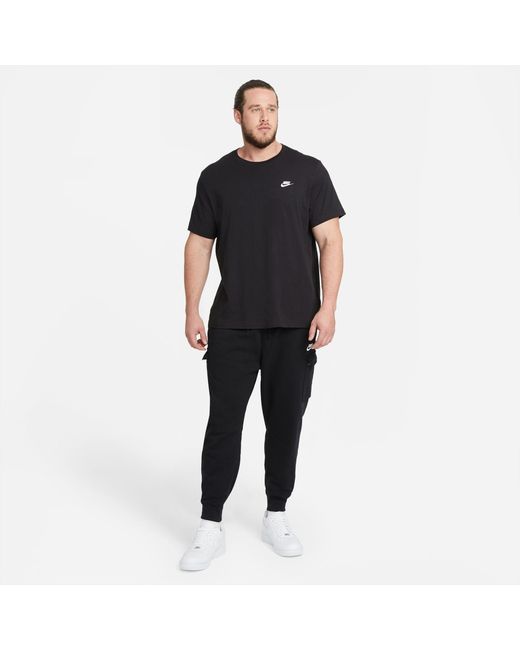 Nike Black Sportswear Club T-Shirt for men