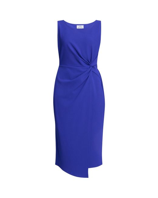 Gina Bacconi Blue Helena Wrap Dress