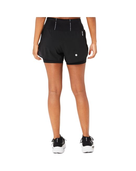 Asics Black Performance Running Shorts