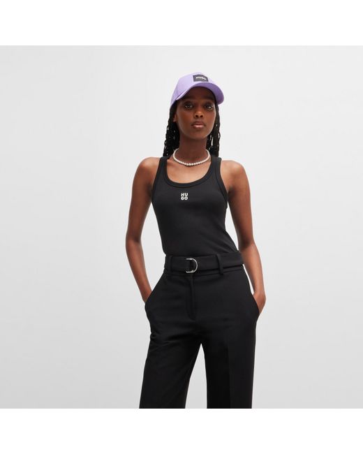 HUGO Black Tank Top Vest