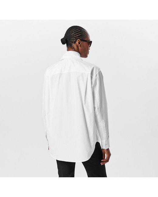 McQueen White Popeline Shirt