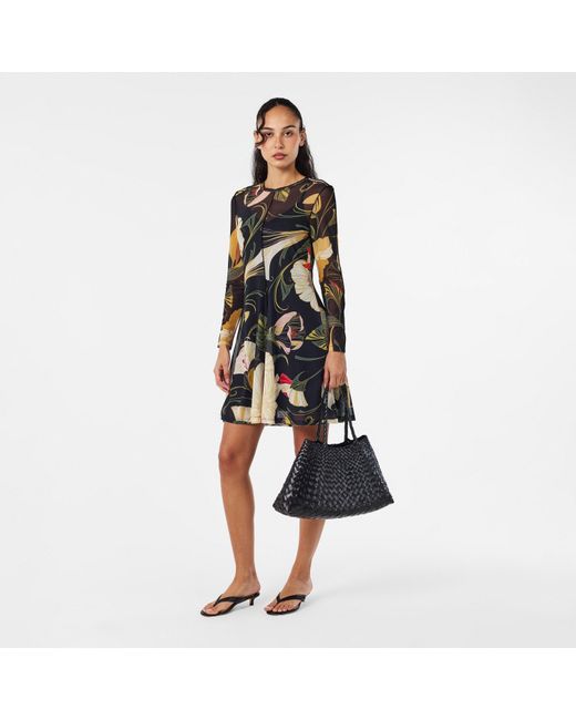 Ted Baker Black Plain Mini Dress
