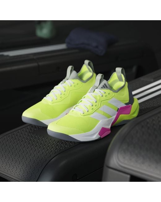 Adidas Green Rapidmove Adv 2 Hiit Training Shoes for men