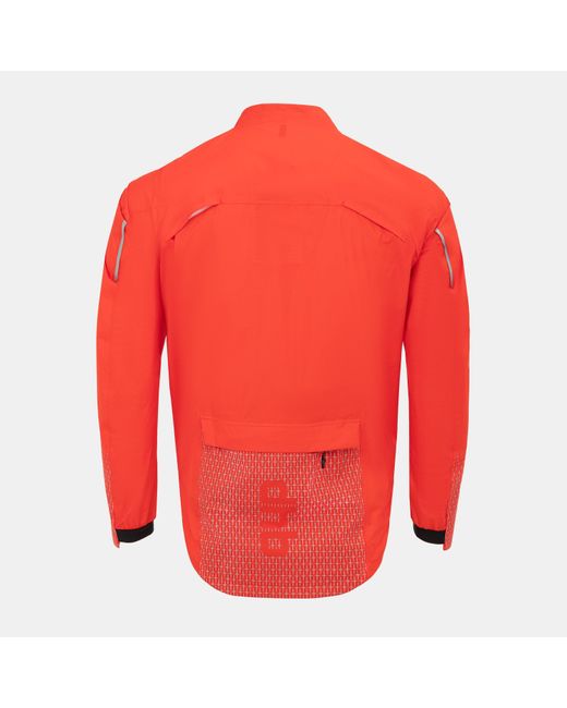 Dhb Red Aeron Cycling Jacket for men
