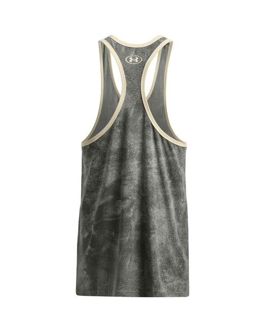 Under Armour Gray Racer Muscle Vest for men