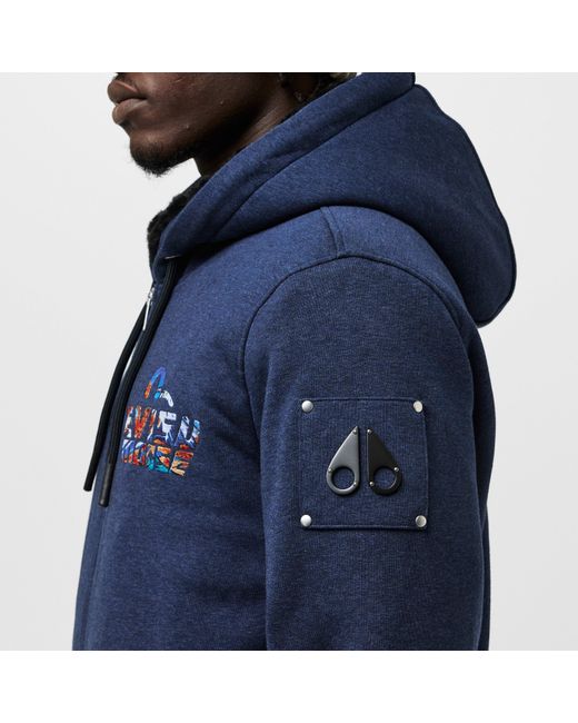 Moose Knuckles Blue X Evisu Classic Bunny for men