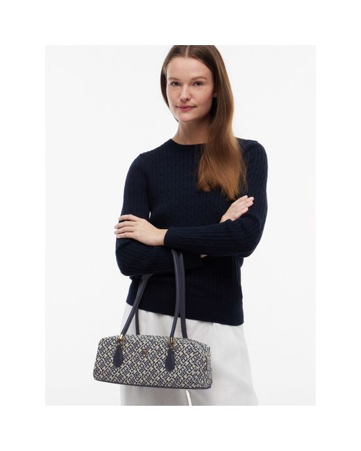 Tommy Hilfiger Gray Shoulder Bag