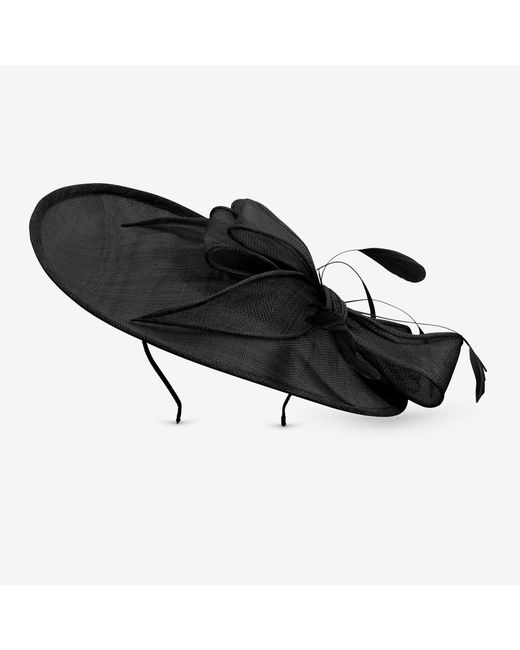 Jon Richard Black Jet Large Bow Hat Fascinator