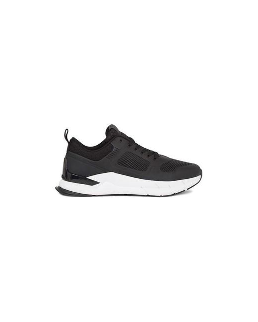 Calvin Klein Black Top Lace Up Trainers for men