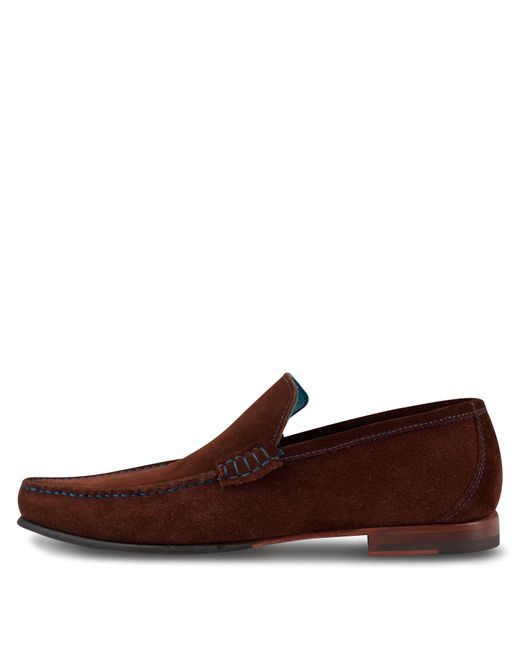 Loake Brown Nicholson Loafers for men
