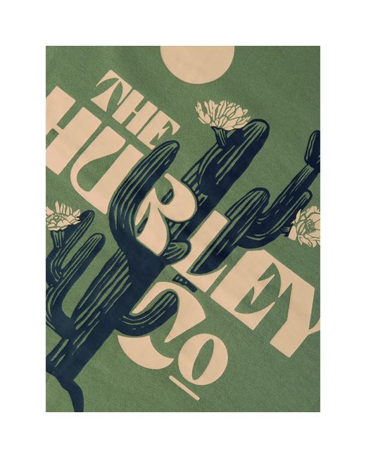 Hurley Green Graphic T-Shirt for men
