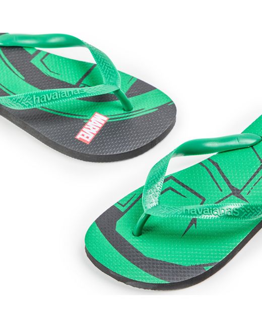 Havaianas Green Sandal Marvel Flip Flops for men