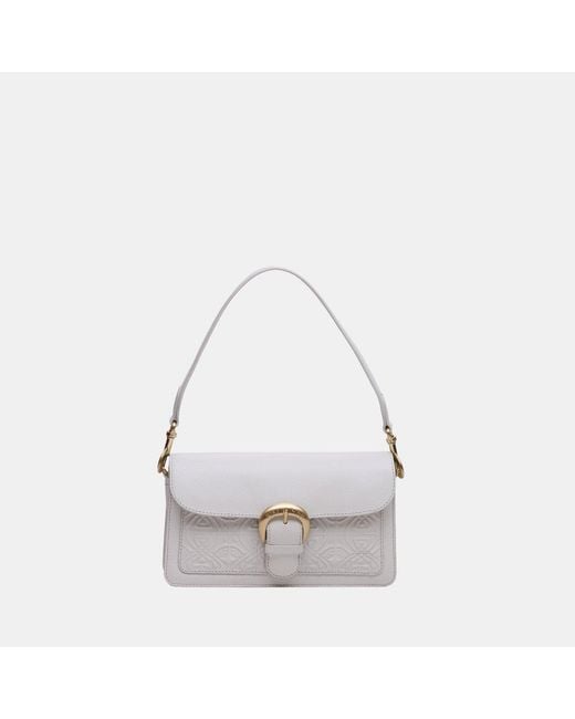 Biba White Sienna Shoulder Bag