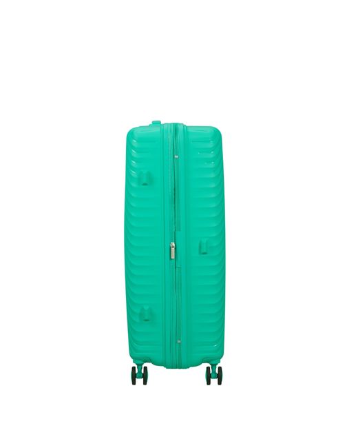 American Tourister Green Diablast Spinner 78X49X31/34Cm Exp Tsa Large Hard Suitcase