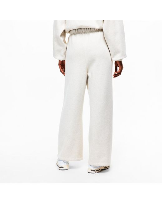 Fear Of God White Open Hem Fleece Joggers