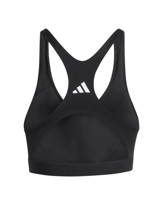 Adidas Black Tlrdreact Training High-Support Bra