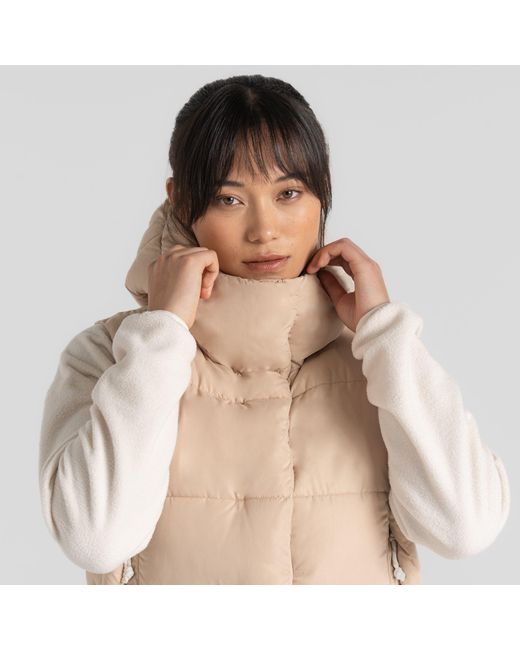 Craghoppers Natural Eilish Hooded Sleeveless Gilet