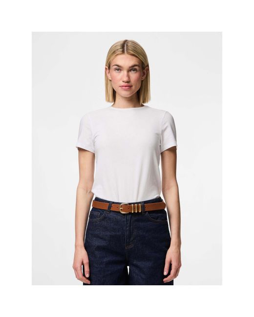 Pieces White Lea Pu Belt Ld63